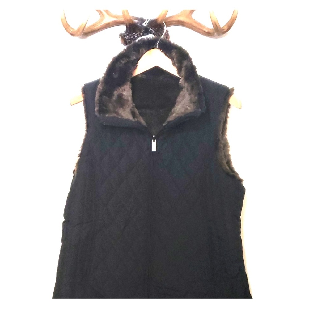 Fluffy vest